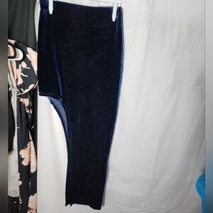 Womens Navy Velvet Skirt size XS
